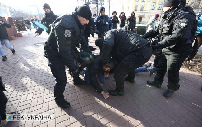 В Киеве произошли столкновения на марше, посвященном дню памяти жертв трансфобии