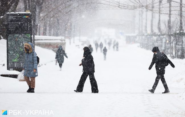 Заснеженный Киев глазами фотографа: что происходит в столице
