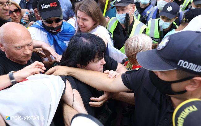 Сутички між поліцією та ФОПами у Києві: постраждалих немає