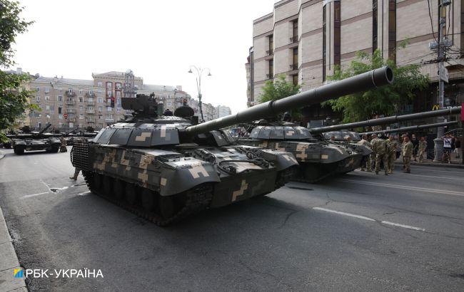 У Києві проходить перша репетиція параду до Дня Незалежності: фото та відео