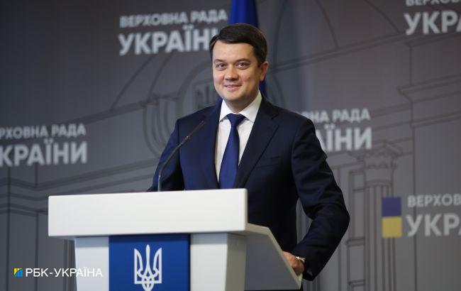 Разумков сказал, есть ли у него президентские амбиции