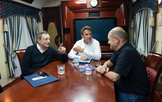 Макрон, Шольц и Драги приехали в Украину: что известно