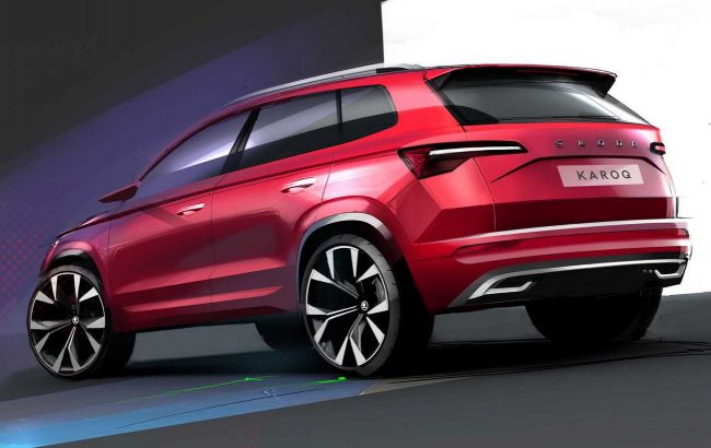 Обновленный кроссовер Skoda Karoq раскрылся в первых изображениях