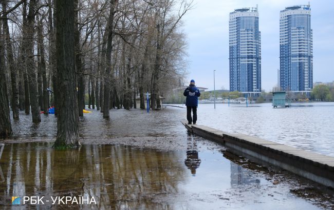 Паводок в Киеве: уровень половодья немного поднялся, но аварийных подтоплений нет