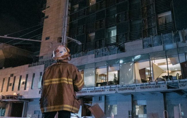 Як виглядає Kharkiv Palace після обстрілу: фото