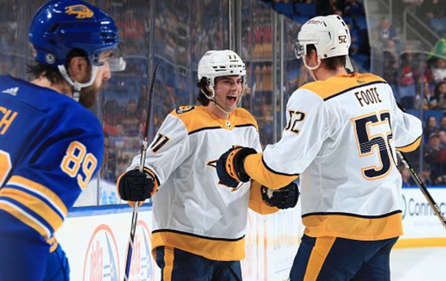 Вінгер "Нешвілла" з чотирма очками очолив топ-3 зірок вечора НХЛ: відео