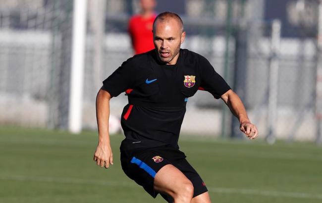 Иньеста пропустит ответный матч за Суперкубок Испании против "Реала"