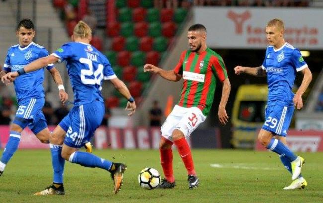 "Динамо" сыграло вничью с "Маритиму" в первом матче плей-офф Лиги Европы