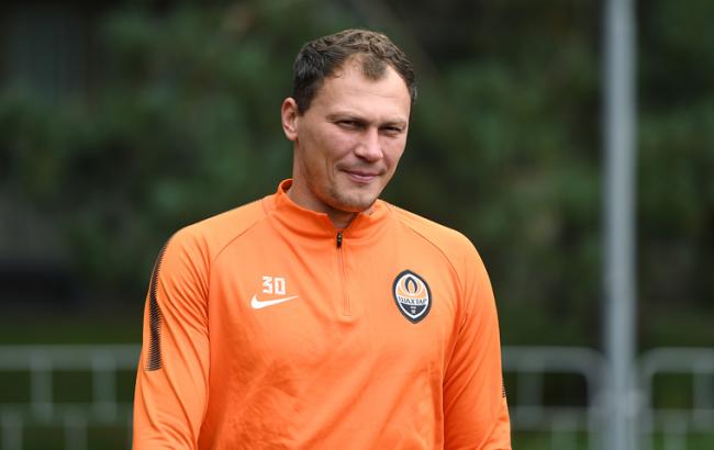 Пятов не тренировался в общей группе "Шахтера" из-за повреждения