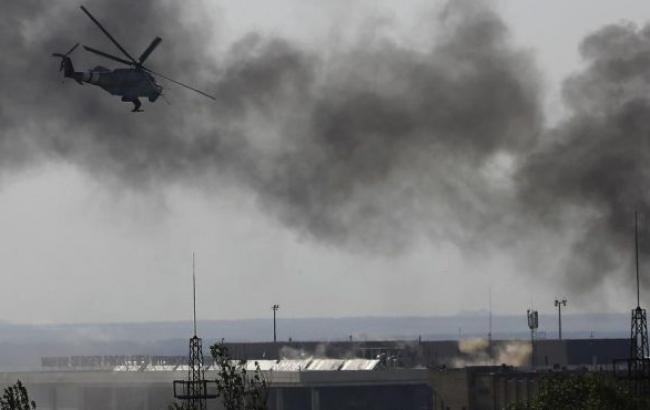 В районе донецкого аэропорта проходит перегруппировка и наращивание сил боевиков, - штаб