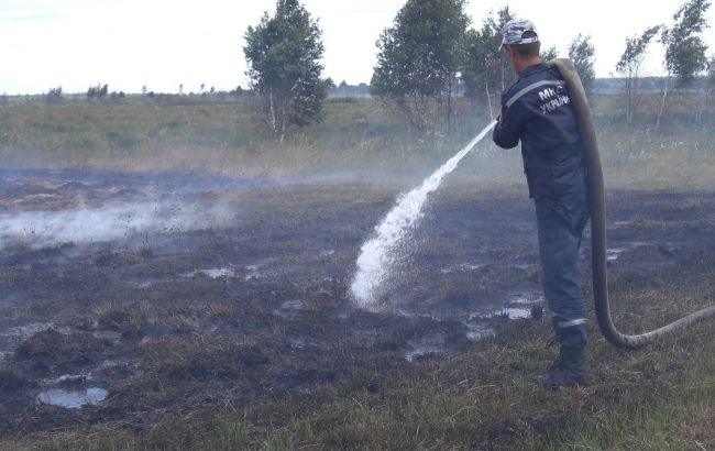 В Украине в трех областях горят торфяники, - ГСЧС