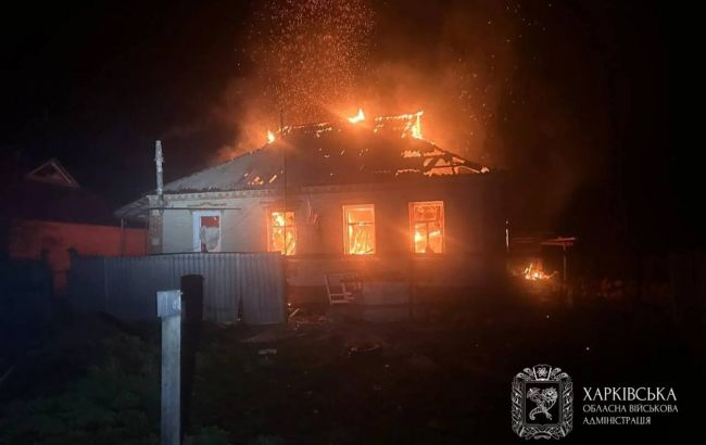 Оккупанты ударили дроном по дому на Харьковщине: есть раненые