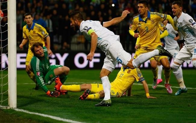 Словенія - Україна: Українці виривають нічию і їдуть на Євро-2016