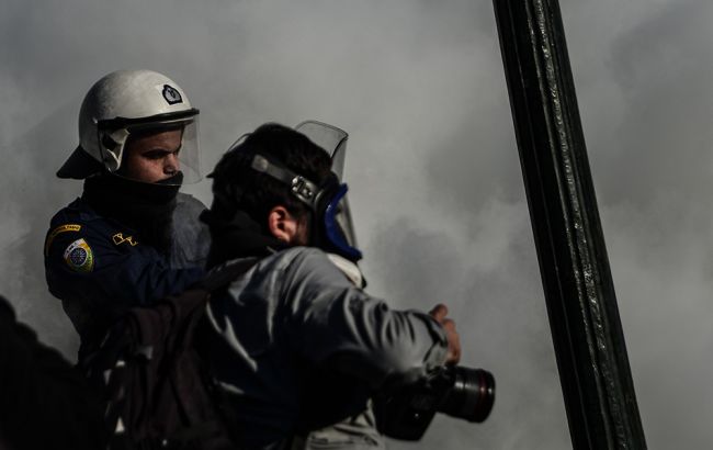 В Греции произошли столкновения между протестующими и полицией