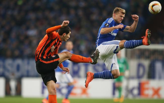 Шальке - Шахтер: "Горняки" разгромной победой проходят в 1/8 финала Лиги Европы