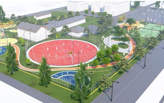 В Днепре строят инновационный спорткомплекс под открытым небом