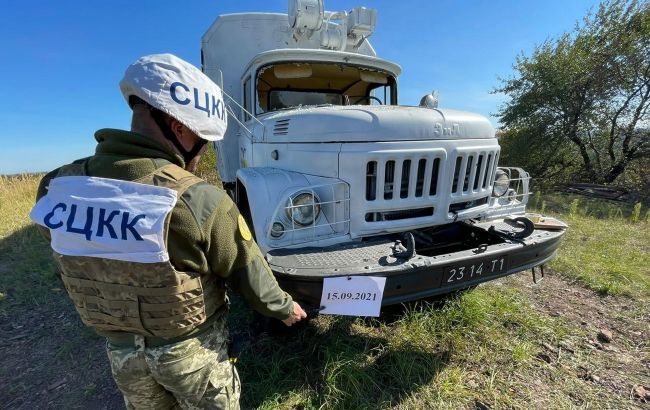 Бойовики порушили режим тиші та обстріляли вантажівку української сторони СЦКК