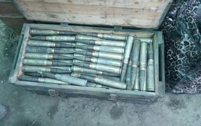 СБУ обнаружила тайник с боеприпасами в зоне АТО