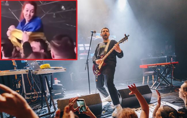 На концерті Noize MC у Молдові охоронці кидалися на прапори України: артист зупинив шоу (відео)