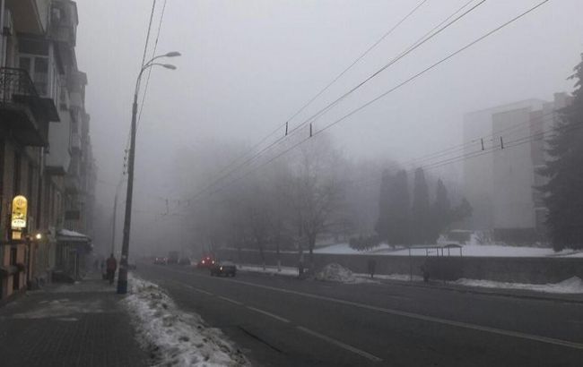 Синоптики предупреждают о тумане в Киеве и области