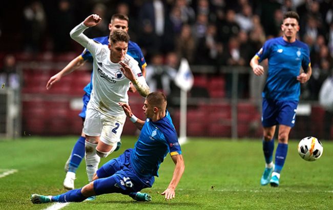 "Динамо" не смогло дожать "Копенгаген" в матче Лиги Европы