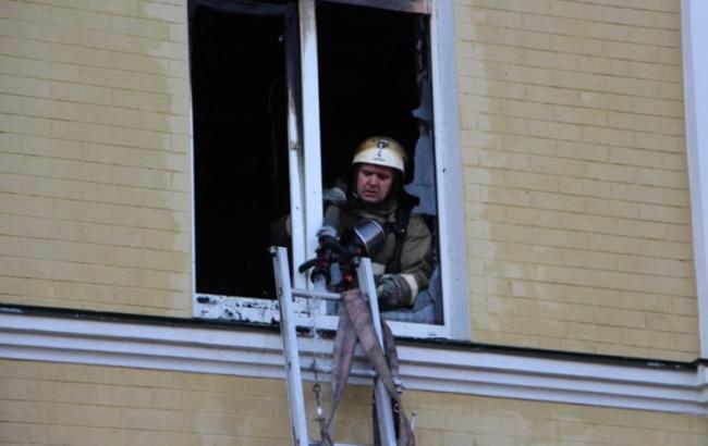 Из-за пожара в "Охматдете" эвакуировали 55 детей