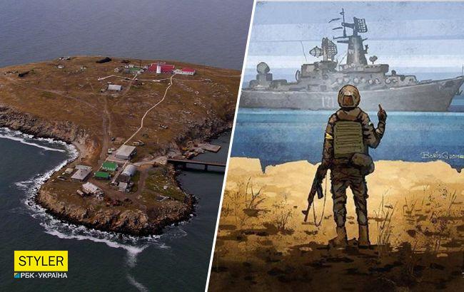 Обещали карьеру, квартиры и пенсии: появилась новая запись с "Москвы" пограничникам Змеиного