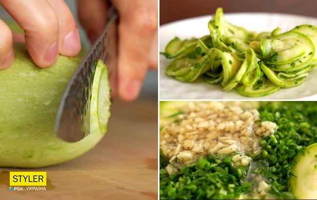 Быстрые маринованные кабачки: можно кайфовать уже через 20 минут