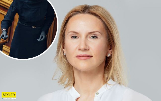 Утонченный дизайн: вице-спикер Рады пришла на работу в ремне за 12 тысяч