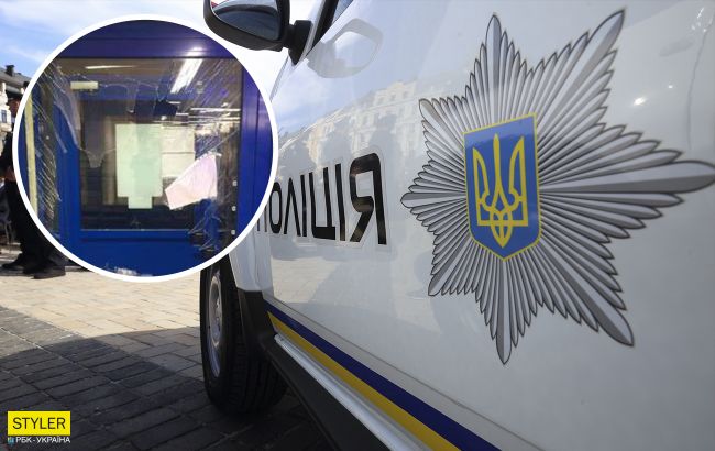 У Дніпрі хлопець влаштував погром у супермаркеті і вибив двері головою