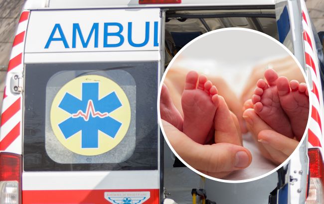 Це вже її восьма вагітність: на Волині жінка народила двійню у швидкій