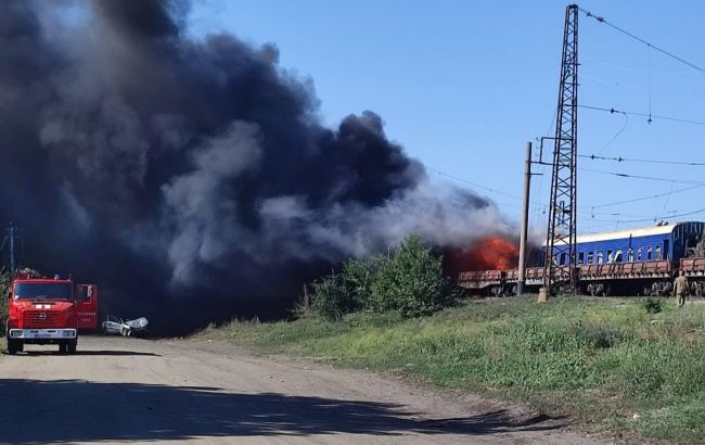 Удар по поезду в Чаплино: открыто уголовное дело