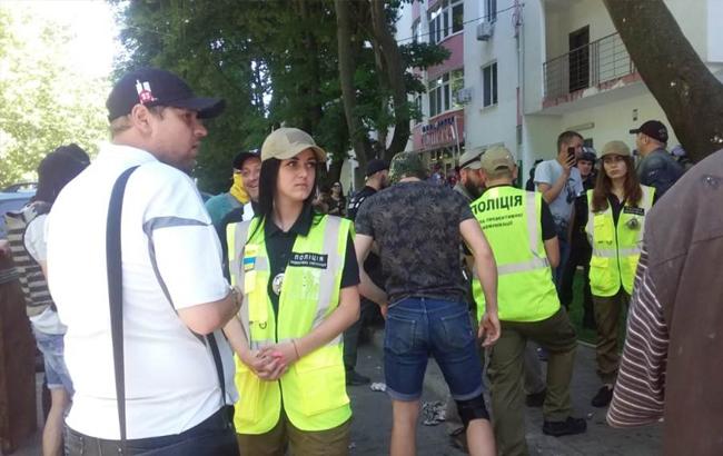 Полиция задержала 3 участников конфликта в Одессе