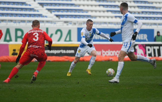 "Динамо" мінімально переграло "Верес" і зберегло позиції в топ-4 УПЛ
