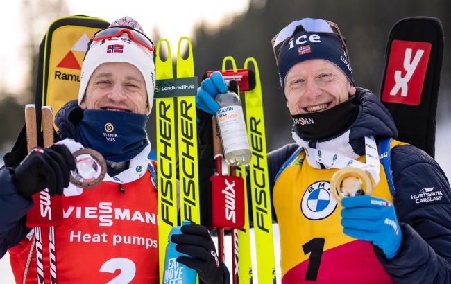 Збірна Норвегії з біатлону виграла чоловічу естафету, Україна потрапила в топ-6