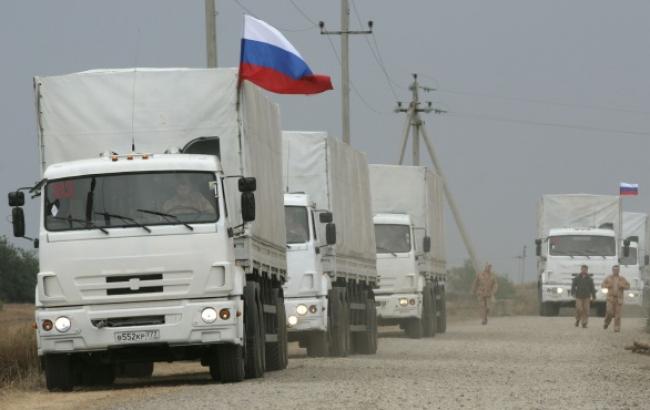 Шостий російський "гумконвой" повернувся вчора з Донбасу до Москви