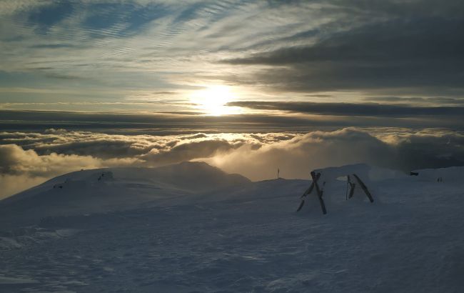 У Карпатах посилюється мороз: температура опустилася до -22