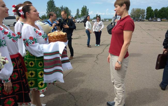 Президент Эстонии прибыла в Краматорск