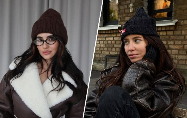 Трінчер і Дорофєєва показали найбільш трендові головні убори цієї зими: як вони виглядають