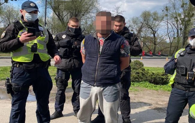 Полиция задержала подозреваемого в стрельбе по дорожникам в Печерском районе Киева