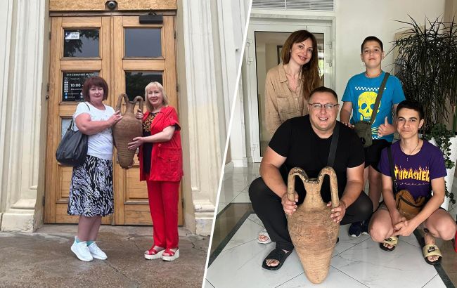 В Одесі до берега моря прибило старовинну візантійську амфору. Ось фото артефакту