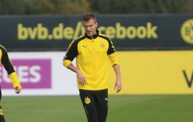 "Боруссия" рассчитывает на восстановление Ярмоленко в апреле