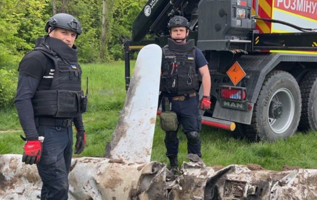 Киянин виявив крилату ракету на городі: рятувальники її знищили