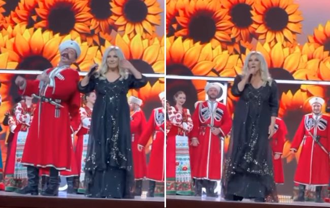 Зрадниця Повалій до дня "військової слави РФ" заспівала українську народну пісню (відео)
