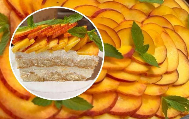 Ідеальний літній десерт за 20 хвилин. Ловіть дуже простий рецепт персикового тірамісу (відео)