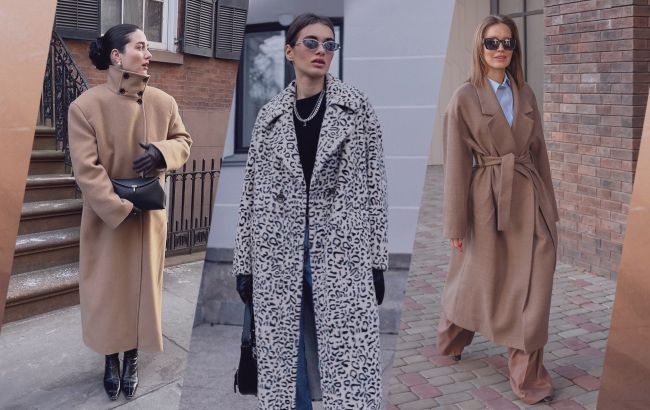 Трендові моделі пальт на зиму 2026: ретро, тваринний принт і пальто-халат