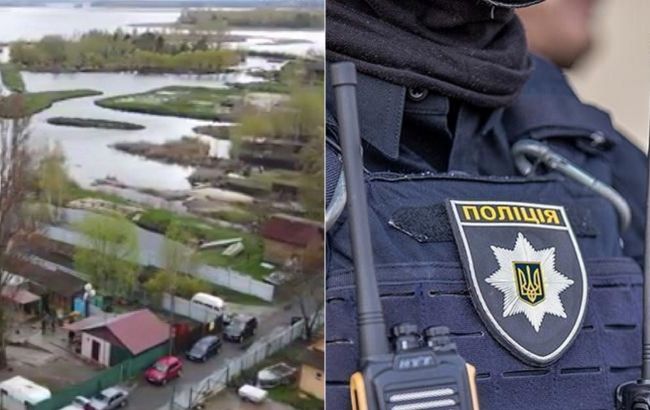 Круті хлопці! Під Києвом поліцейські врятували рибалку з водяної пастки (відео)