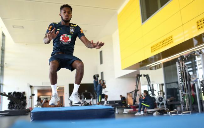 Фред получил травму на тренировке сборной Бразилии