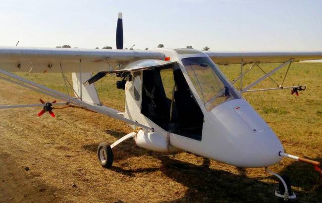 На Донбассе принудительно посадили легкий самолет без разрешения на полеты