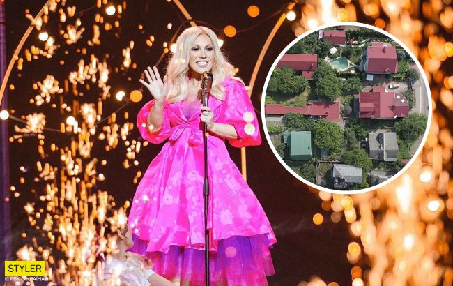 Особняк в три этажа с огромными колоннами: как выглядит дом Таисии Повалий в Киеве